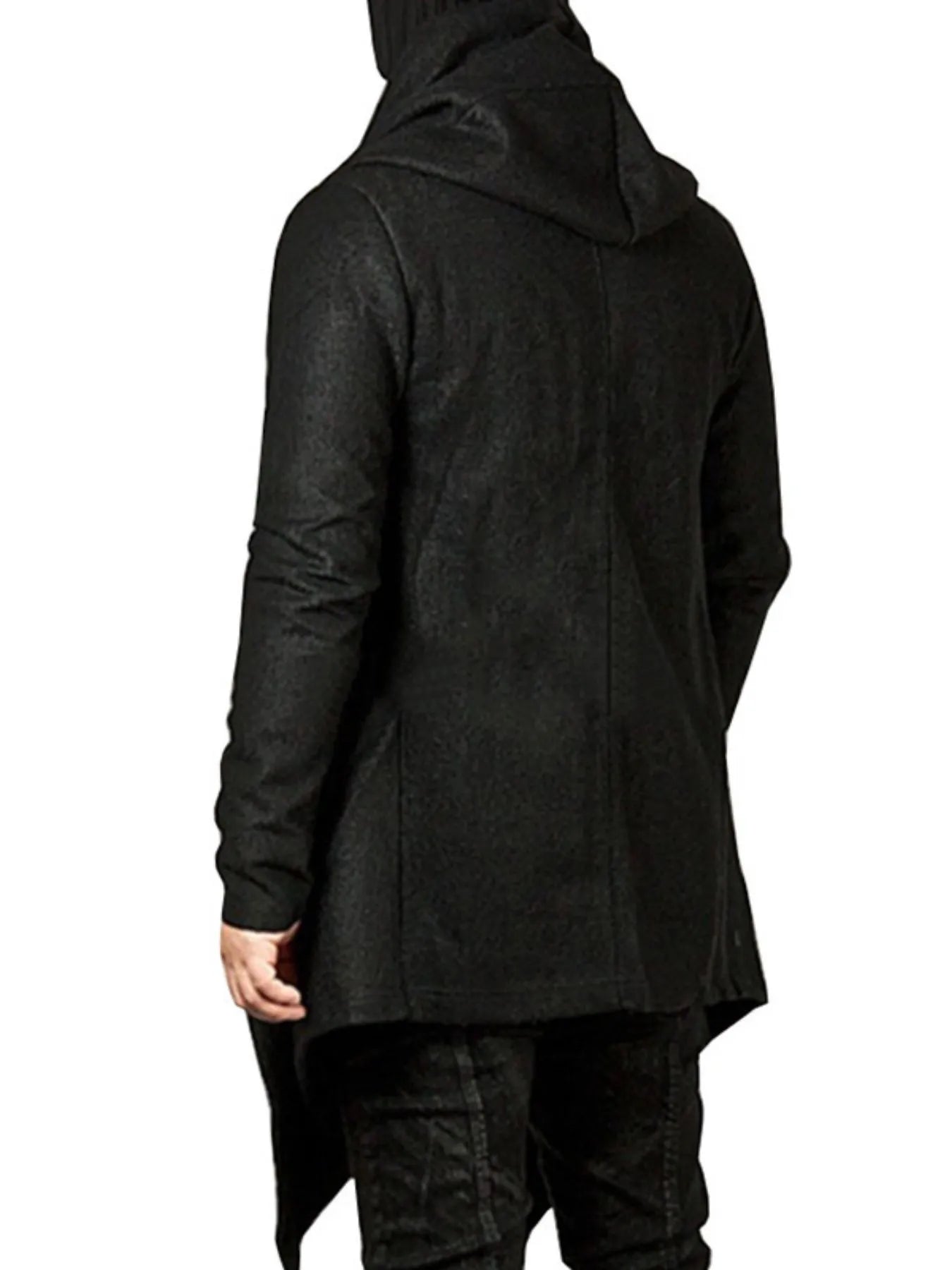 Men's Plus Size Long Sleeve Hooded Coat - Tigbul's Variety Fashion Shop