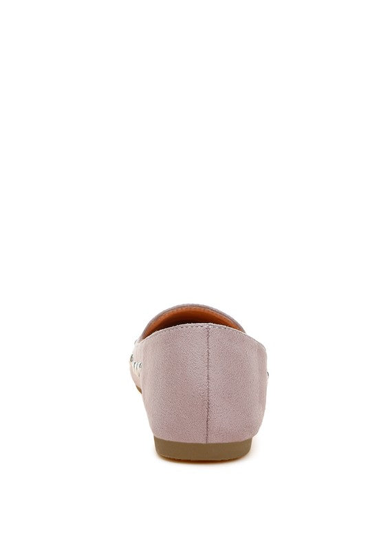 Olesia Stud Emebllished Ballet Flats - Tigbul's Variety Fashion Shop