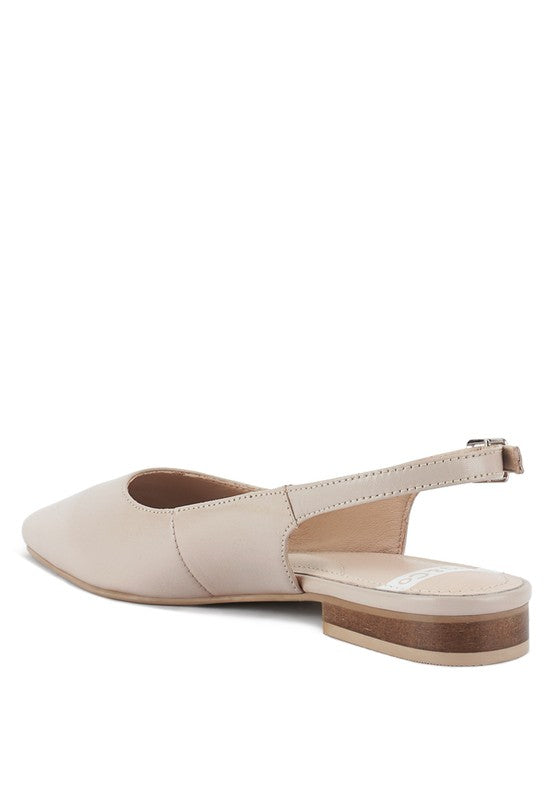 Hocane Real Suede Leather Slingback Sandals - Tigbul's Variety Fashion Shop
