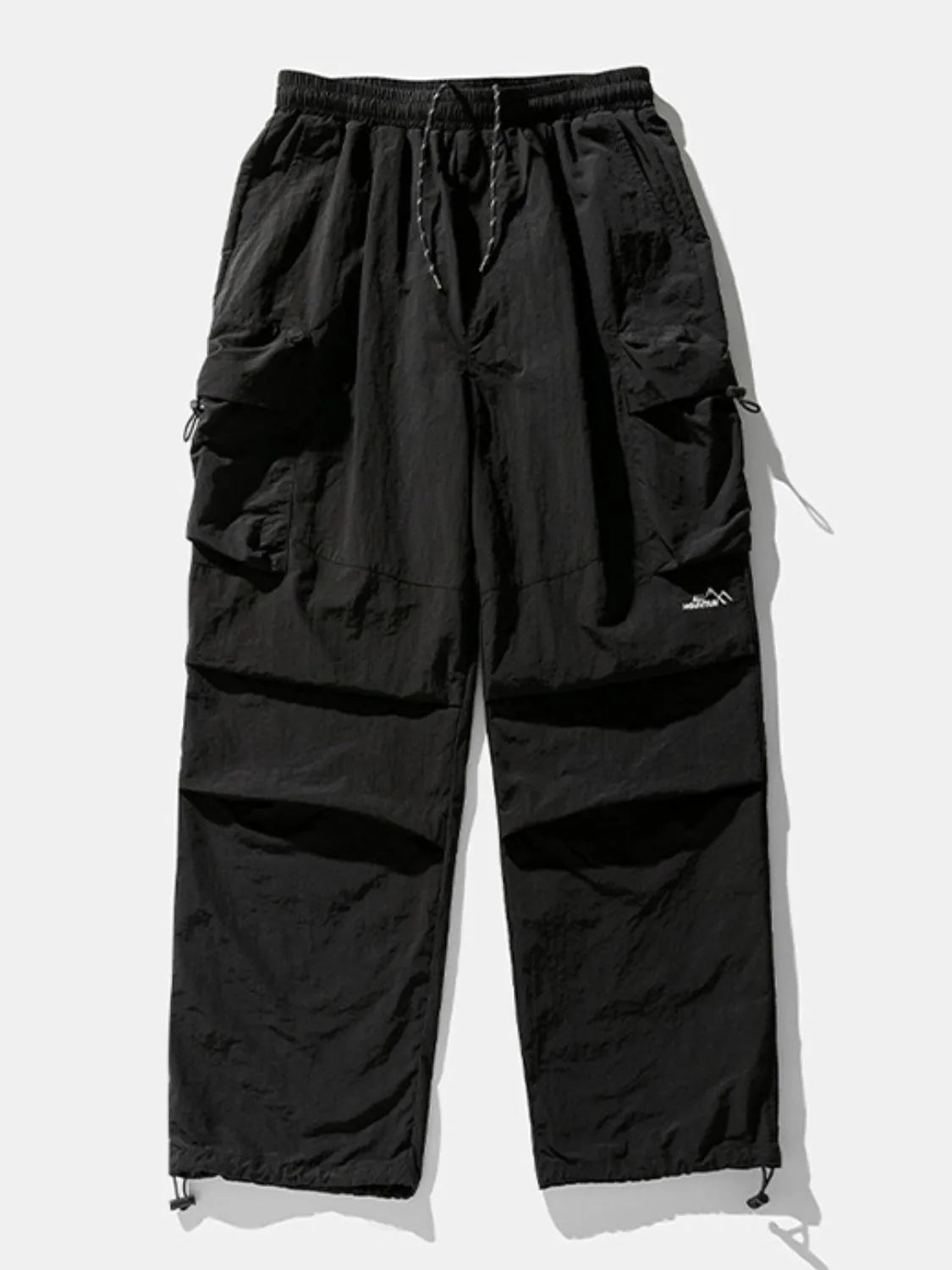 Men's Plus Size Elastic Waist Pants with Pockets - Tigbul's Variety Fashion Shop
