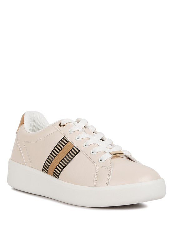 Loyalty Embroidery Detail Sneakers - Tigbul's Variety Fashion Shop