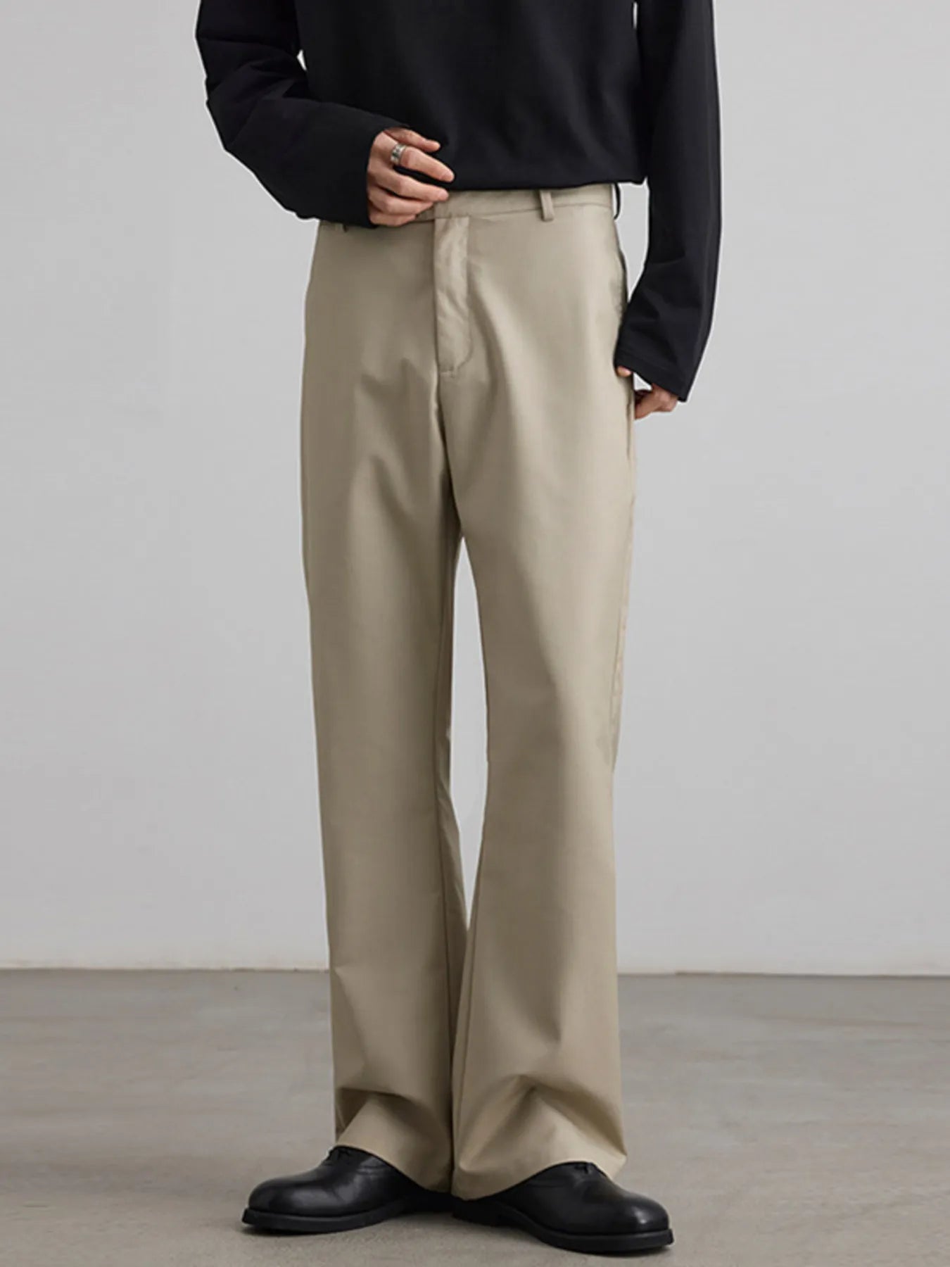 Men's Wide Leg Casual Pants - Tigbul's Variety Fashion Shop