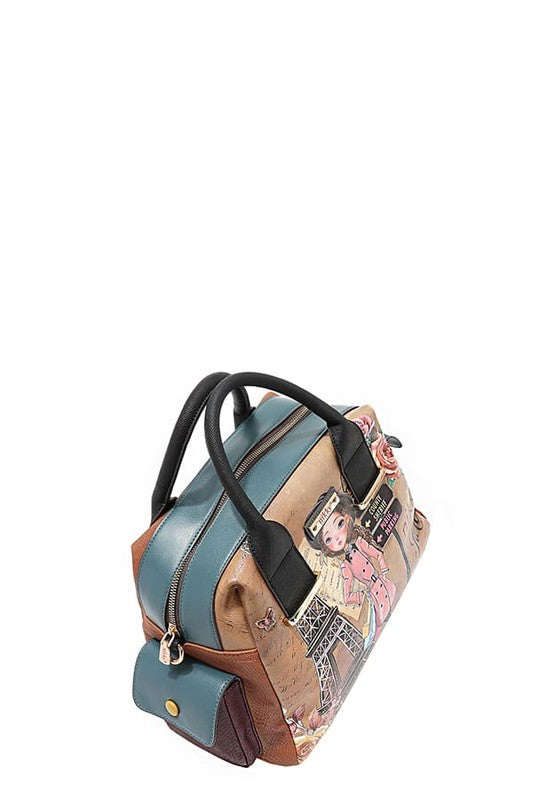 Nicole Lee USA Eco-Leather Boston Bag - Tigbul's Variety Fashion Shop