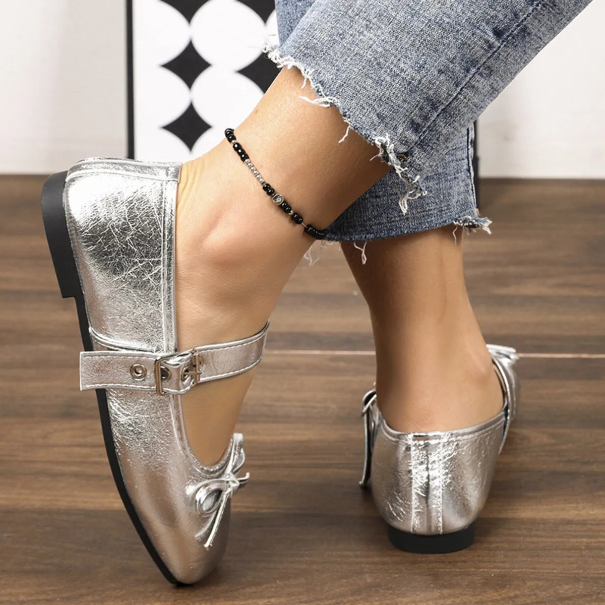 Square Toe Flats Slip-Ons - Tigbul's Variety Fashion Shop