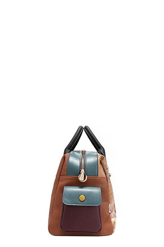 Nicole Lee USA Eco-Leather Boston Bag - Tigbul's Variety Fashion Shop