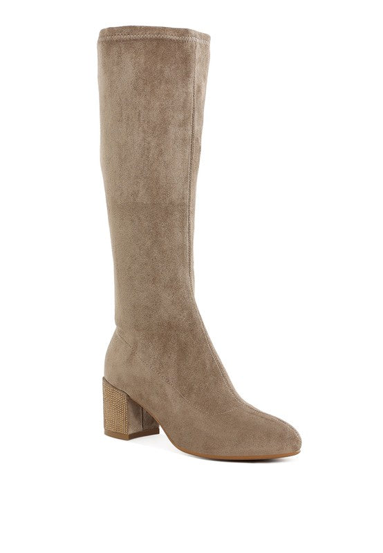 Sinaloa Microfiber Knee High Boots - Tigbul's Variety Fashion Shop