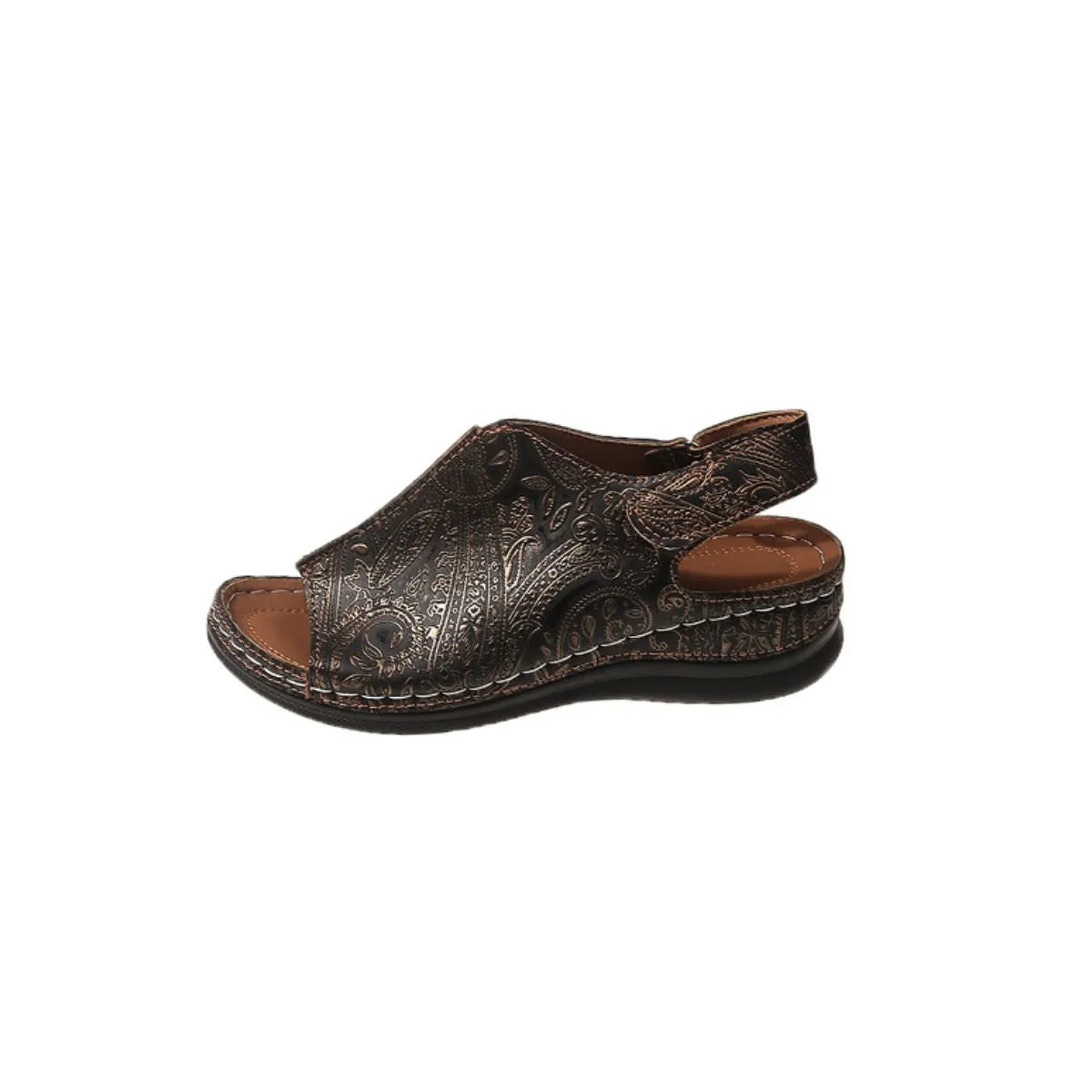 Peep Toe Platform Sandals - Tigbul's Variety Fashion Shop