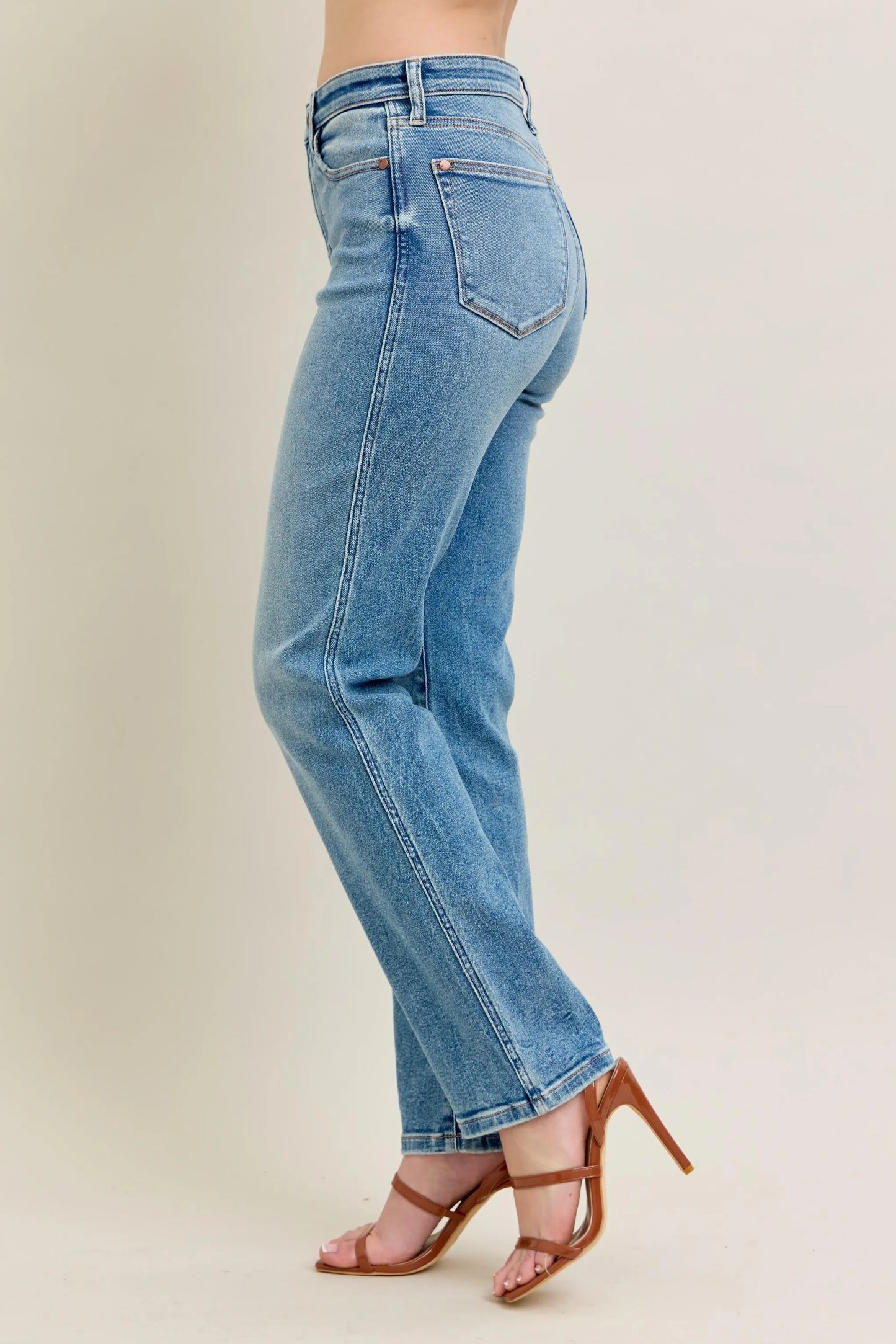 Judy Blue Vintage Straight Jeans Small - 24W - Tigbul's Variety Fashion Shop