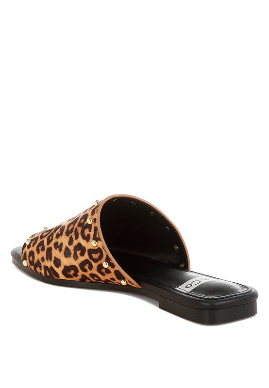 Hilsa Leopard Print Slip-On Flats - Tigbul's Variety Fashion Shop