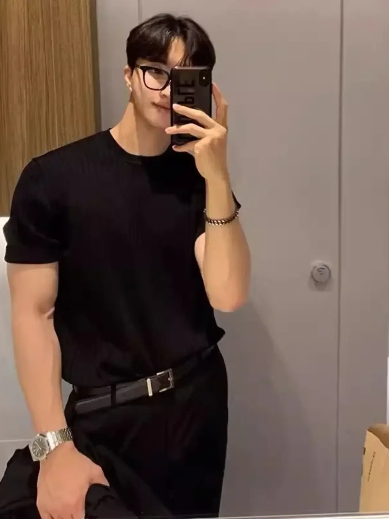 Men's Full Size Ribbed Knit Short Sleeve T-Shirt Plus Size - Tigbul's Variety Fashion Shop