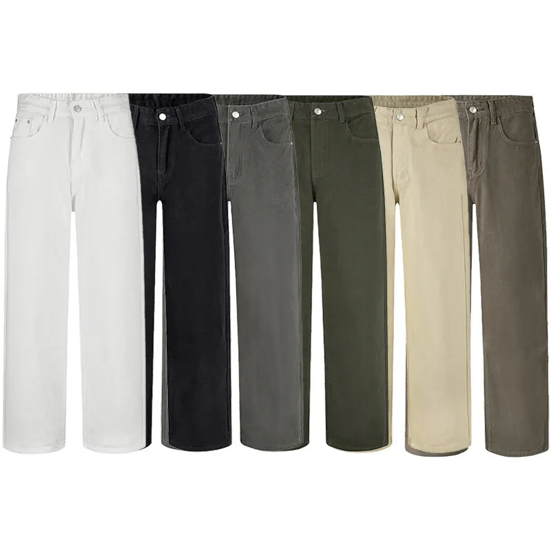 Men's Full Size Wide-Leg Pants Plus Size - Tigbul's Variety Fashion Shop