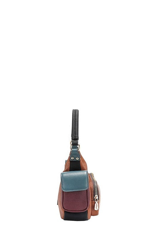 Nicole Lee USA Eco-Leather Shoulder Bag - Tigbul's Variety Fashion Shop