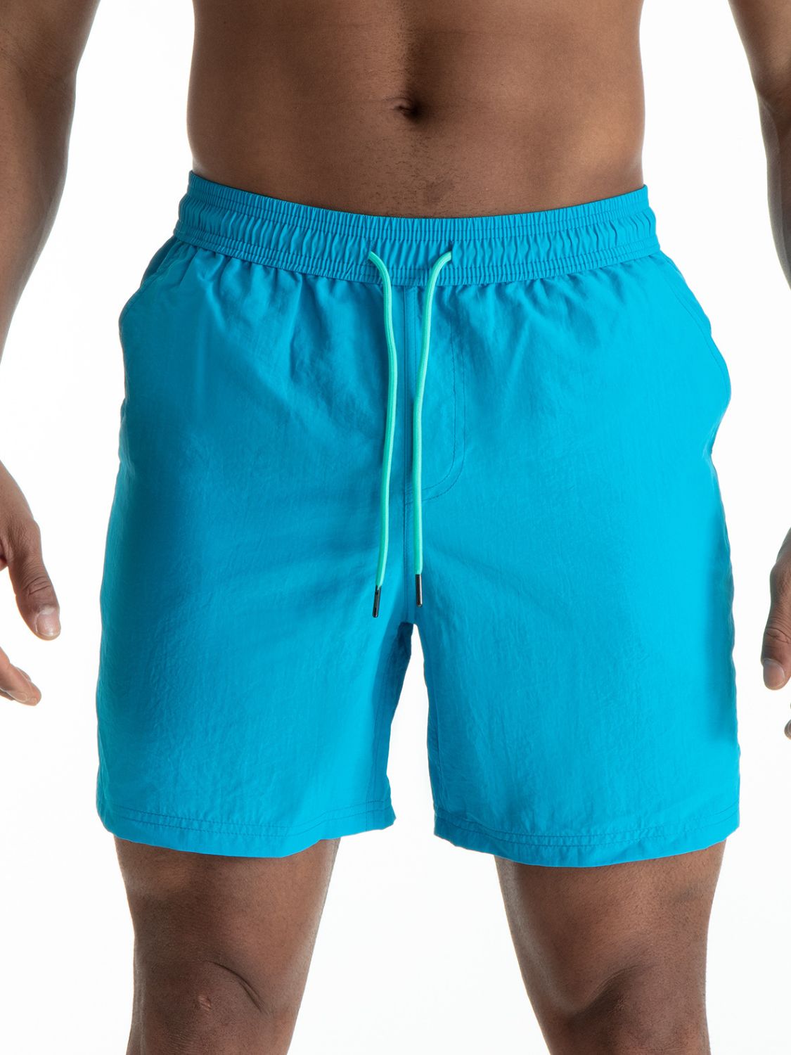 Men's Plus Size Drawstring Shorts with Pockets - Tigbul's Variety Fashion Shop