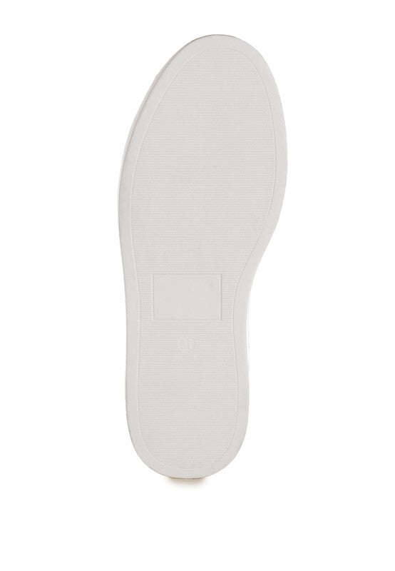 Cincinati Metallic Pleather Chunky Sneakers - Tigbul's Variety Fashion Shop