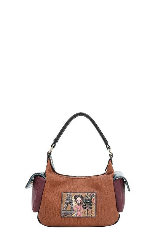 Nicole Lee USA Eco-Leather Shoulder Bag - Tigbul's Variety Fashion Shop