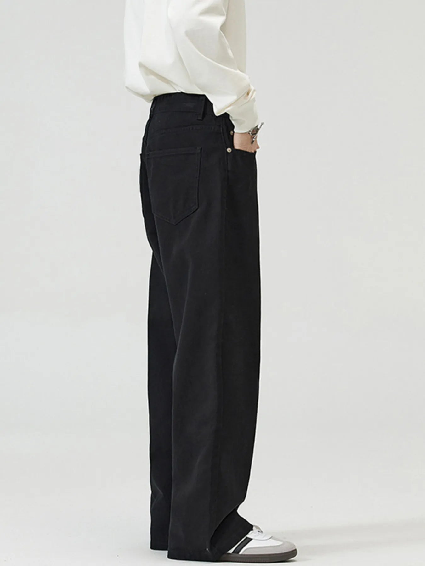 Men's Full Size Wide-Leg Pants Plus Size - Tigbul's Variety Fashion Shop