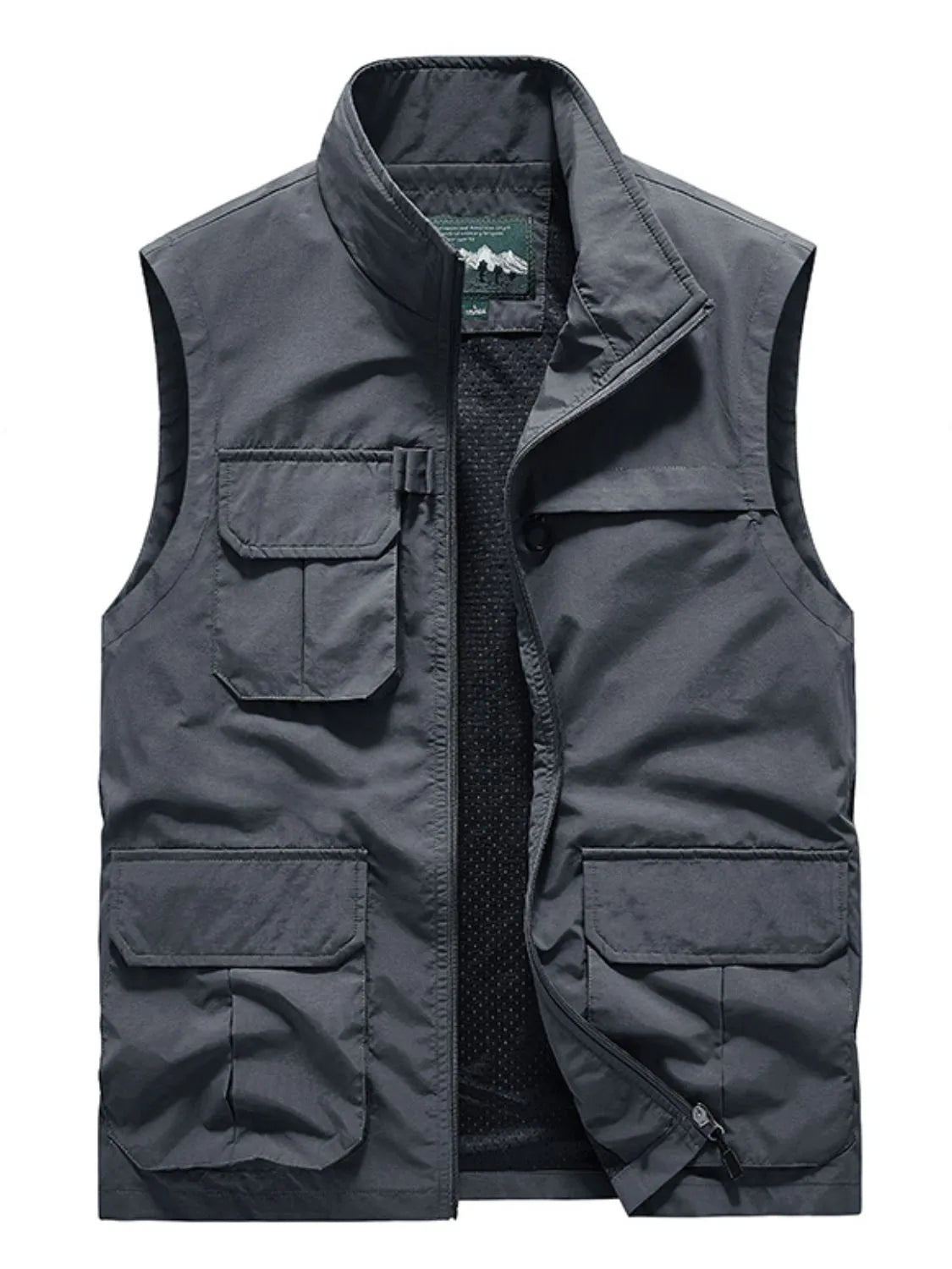 Men's Size Medium up to 5XL Zip Up Vest - Tigbul's Variety Fashion Shop