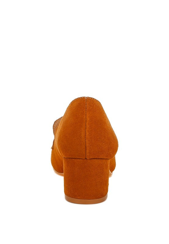 Aloha Tassels Detail Genuine Suede Loafers - Tigbul's Variety Fashion Shop