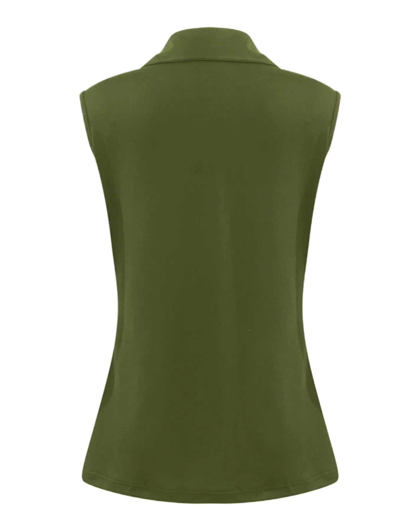 Button Down Sleeveless Top - Tigbul's Variety Fashion Shop