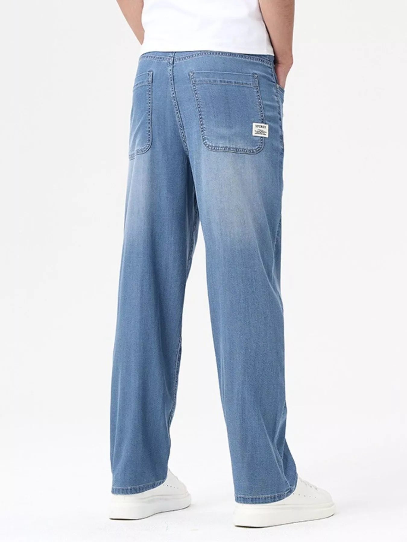 Men's Wash Wide Leg Jeans - Tigbul's Variety Fashion Shop