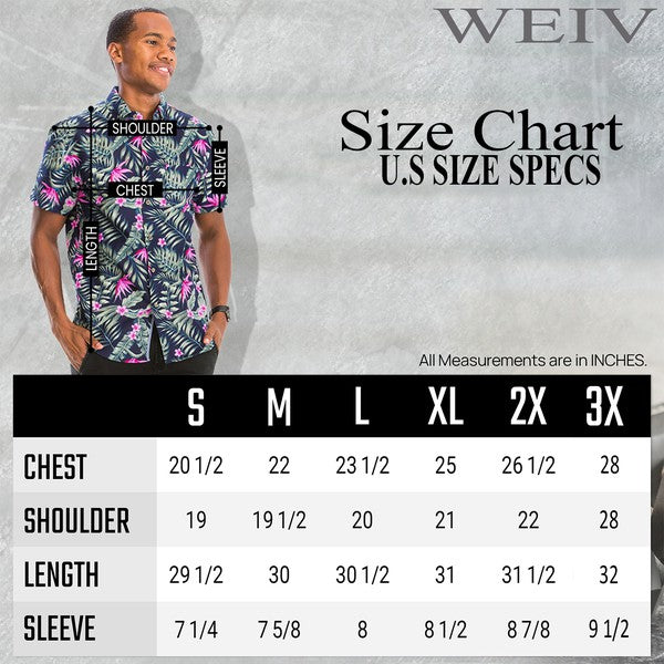 HAWAIIAN BUTTON DOWN SHIRT - Tigbul's Variety Fashion Shop