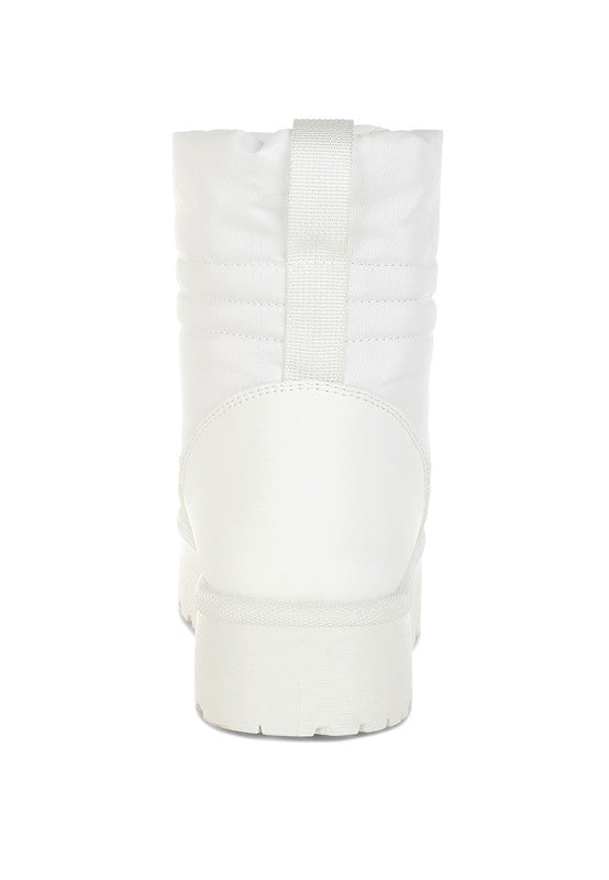 Pacos High Ankle Chunky Snow Boots - Tigbul's Variety Fashion Shop