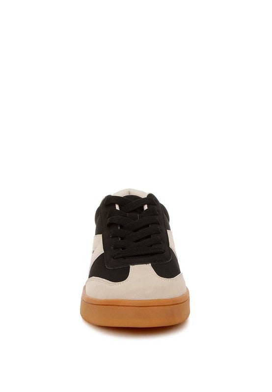Zoomer Contrasting Patchwork Chunky Sneakers - Tigbul's Variety Fashion Shop