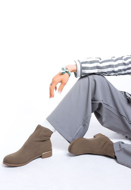 Rosamund Knitted Sock Boots - Tigbul's Variety Fashion Shop