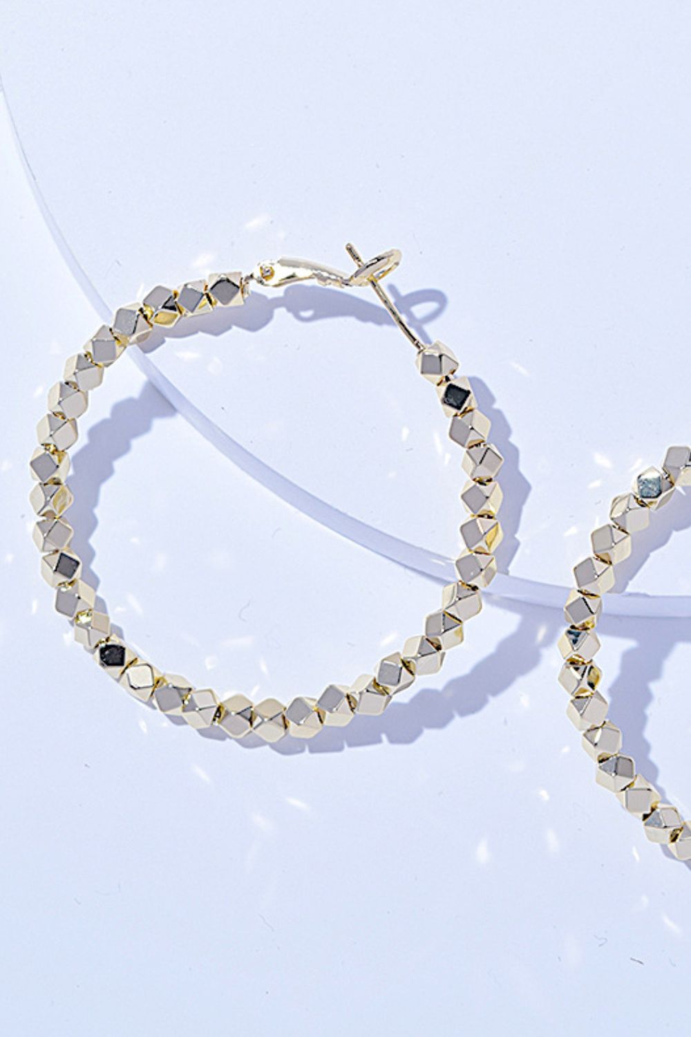 Alloy Hoop Earrings - Tigbul's Variety Fashion Shop