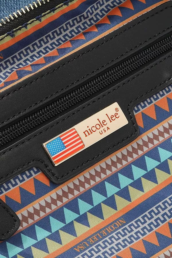 Nicole Lee USA Bosque de Amor Denim Tote Bag - Tigbul's Variety Fashion Shop