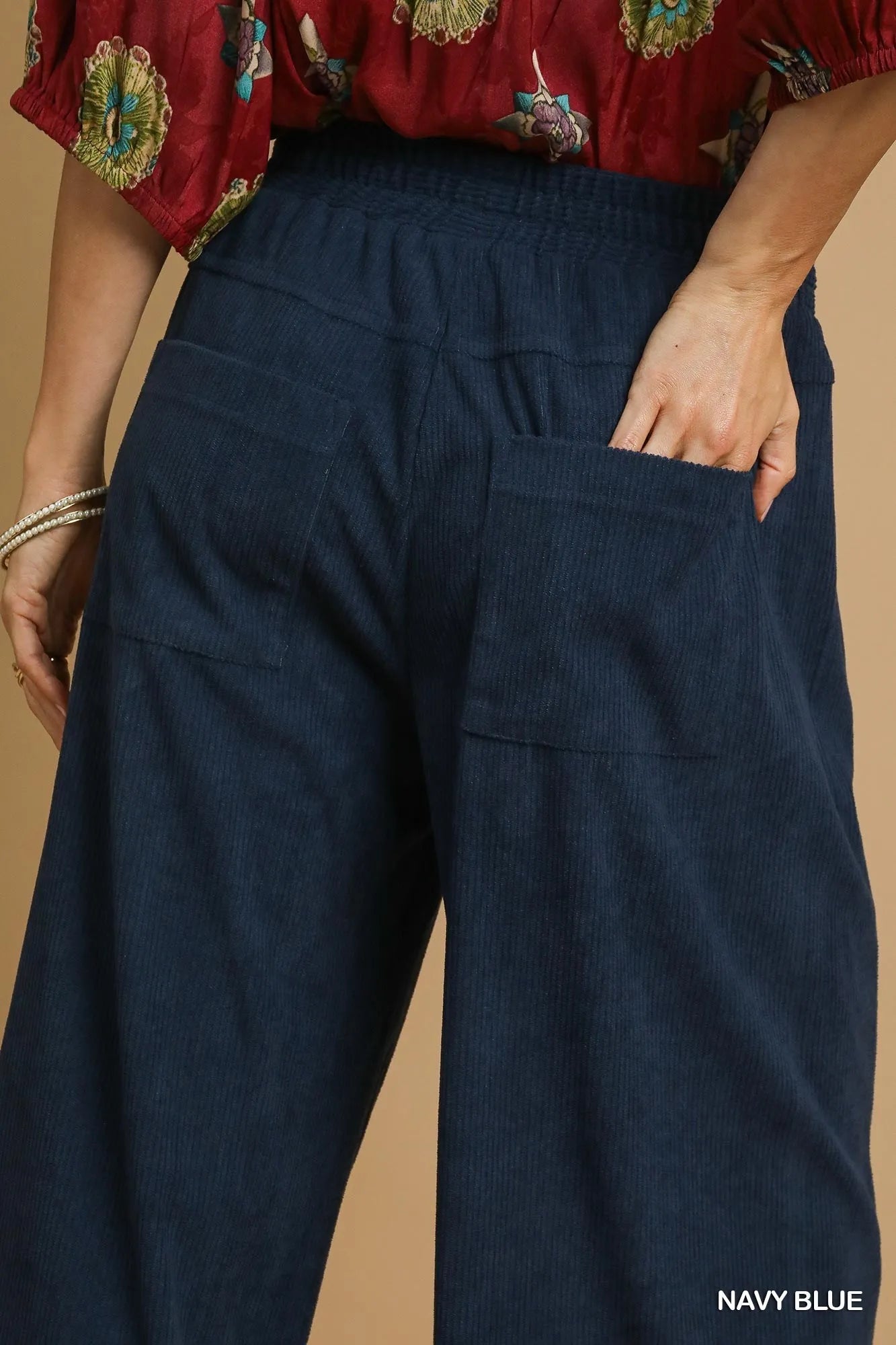 Umgee Wide-Leg Corduroy Pants - Tigbul's Variety Fashion Shop