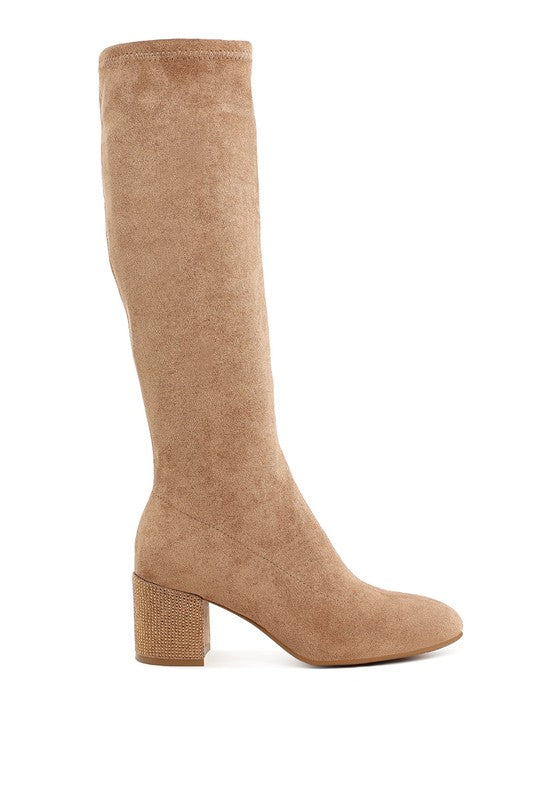 Sinaloa Microfiber Knee High Boots - Tigbul's Variety Fashion Shop