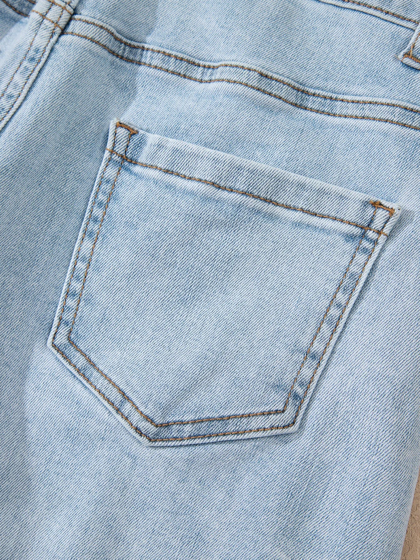 High Rise Distressed Raw Hem Denim Shorts - Tigbul's Variety Fashion Shop