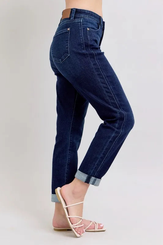 Judy Blue High Waist Boyfriend Jeans - Tigbul's Variety Fashion Shop