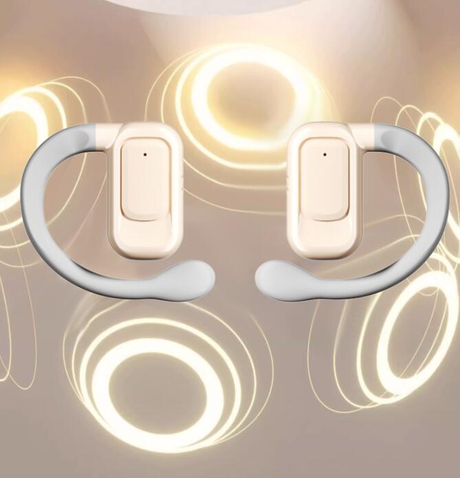 T5 wireless Bluetooth earphones with long battery life, high battery life, noise reduction, cross-border OWS hanging ear, open t - Tigbul's Variety Fashion Shop