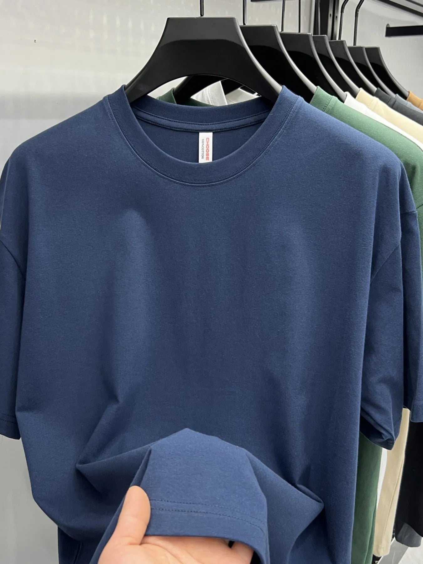 Men's Plus Size Round Neck Short Sleeve T-Shirt - Tigbul's Variety Fashion Shop