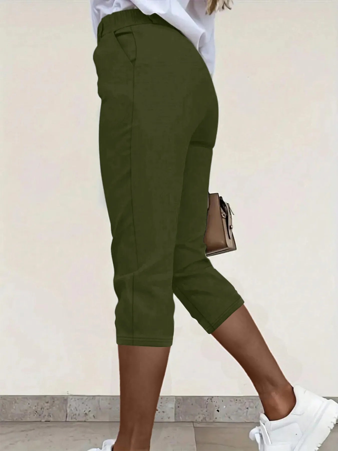 Pleated Detail Pants with Pockets - Tigbul's Variety Fashion Shop