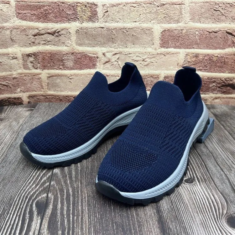 Breathable Mesh Round Toe Platform Athletic - Tigbul's Variety Fashion Shop