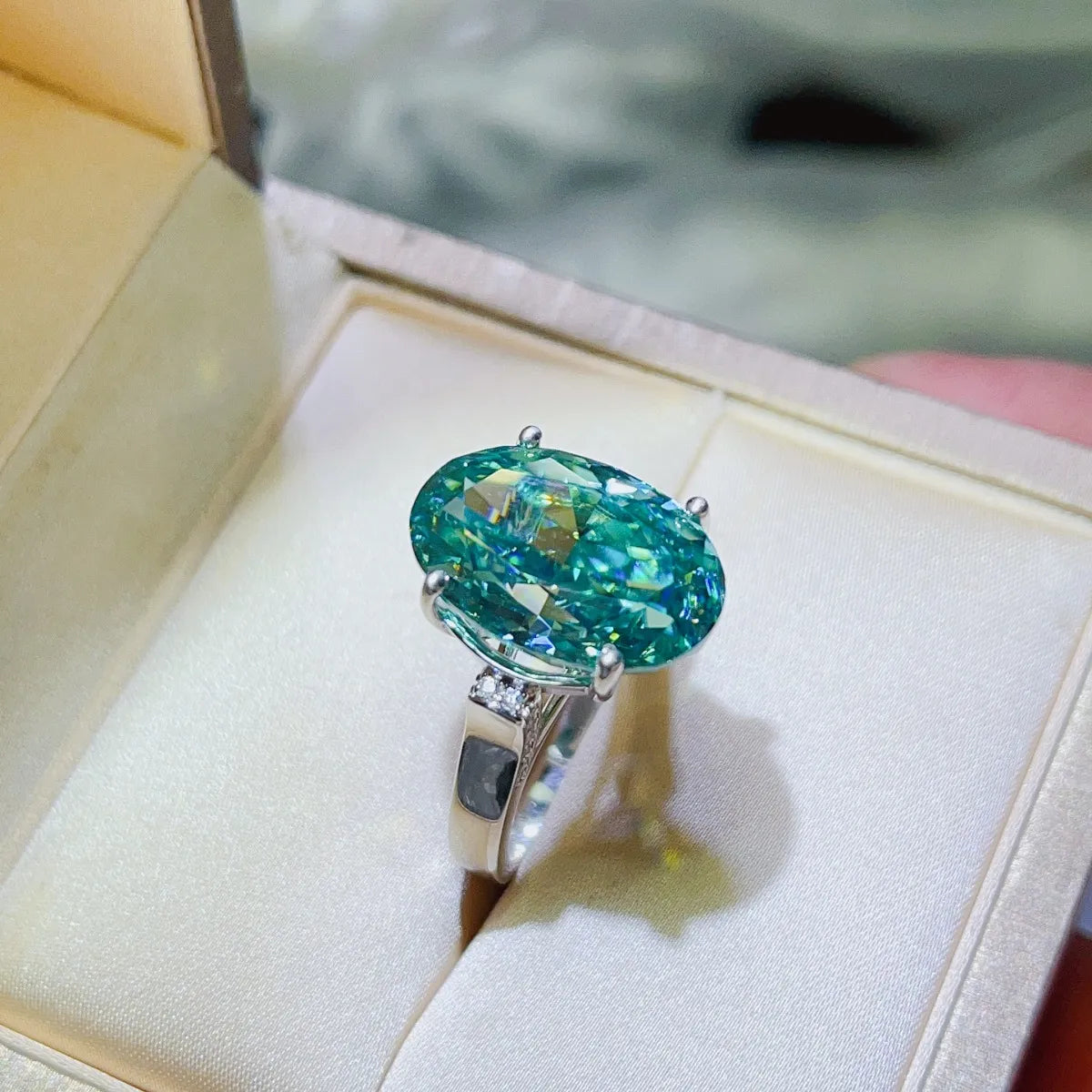 5 Carat Moissanite 925 Sterling Silver Ring - Tigbul's Variety Fashion Shop