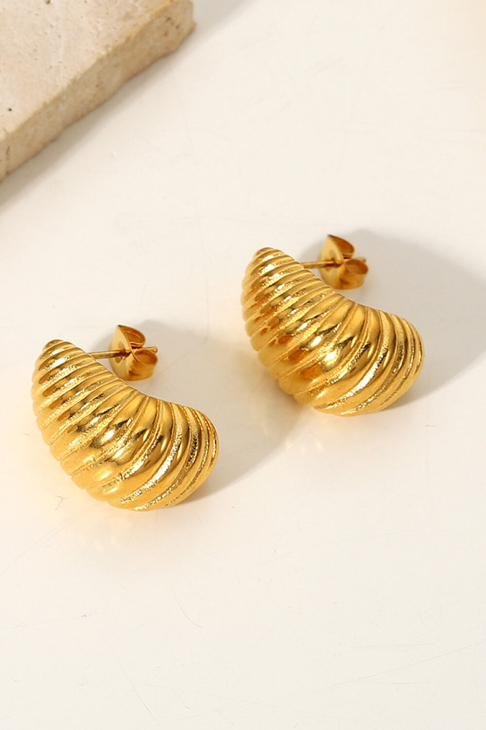 Shell Shore Spiral Stud Earrings - Tigbul's Variety Fashion Shop
