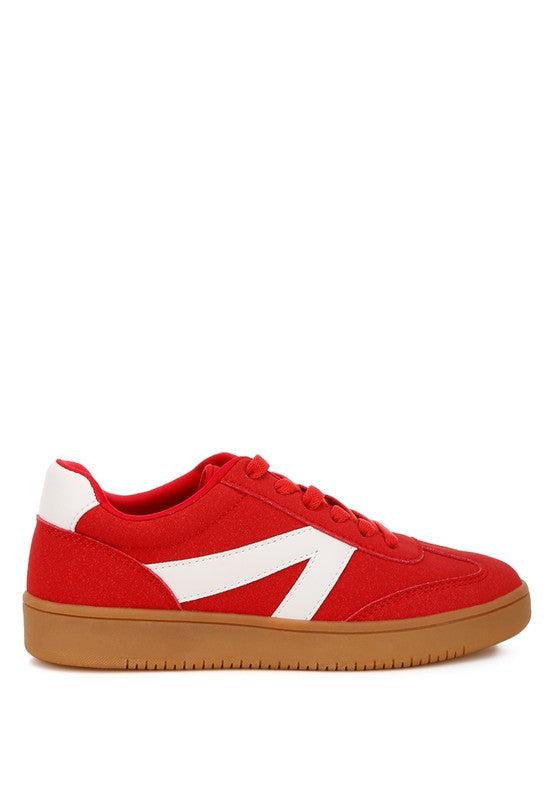 Zoomer Contrasting Patchwork Chunky Sneakers - Tigbul's Variety Fashion Shop
