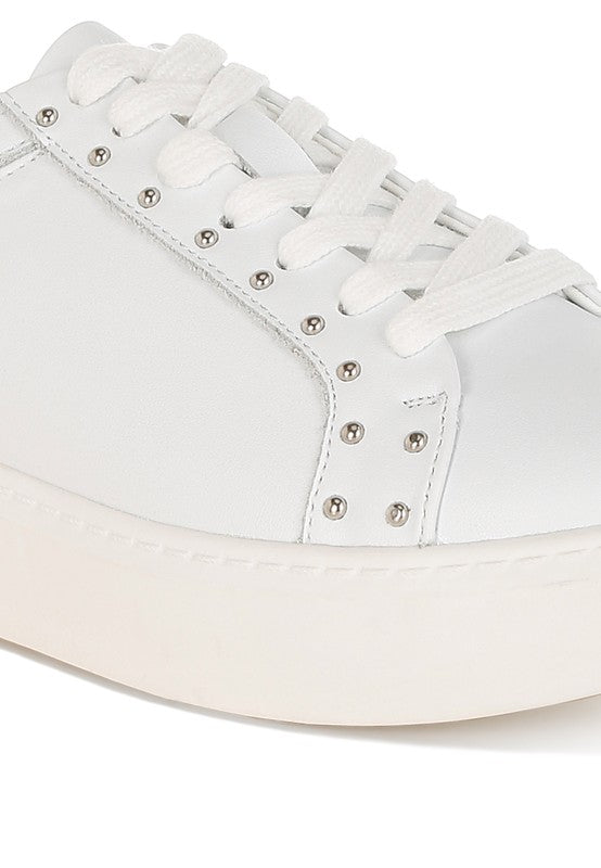 Strider Studs Embellished Chunky Sneakers - Tigbul's Variety Fashion Shop