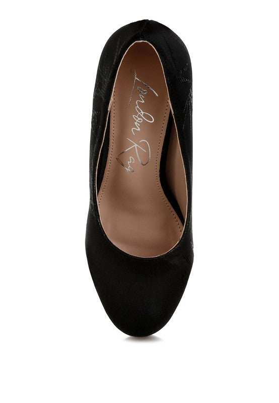 Jastour Platform Block Heel Pumps - Tigbul's Variety Fashion Shop