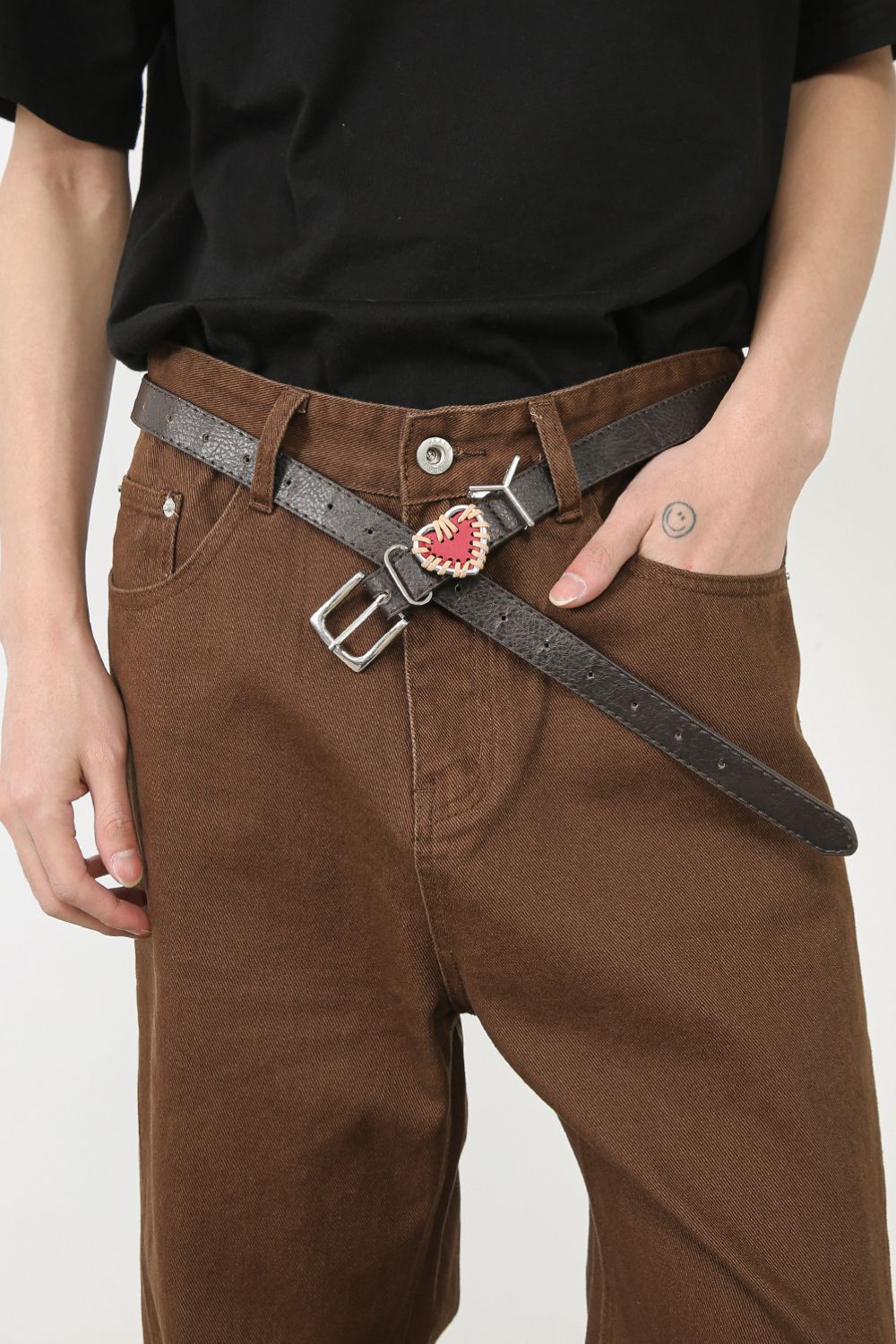 Men's Loose Fit Brown Jeans - Tigbul's Variety Fashion Shop
