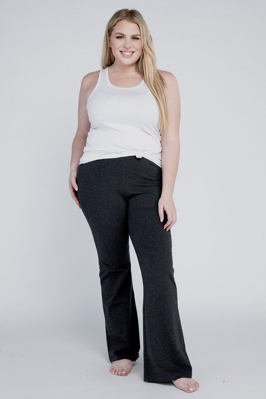 Plus Everyday Flare Bottoms - Tigbul's Variety Fashion Shop