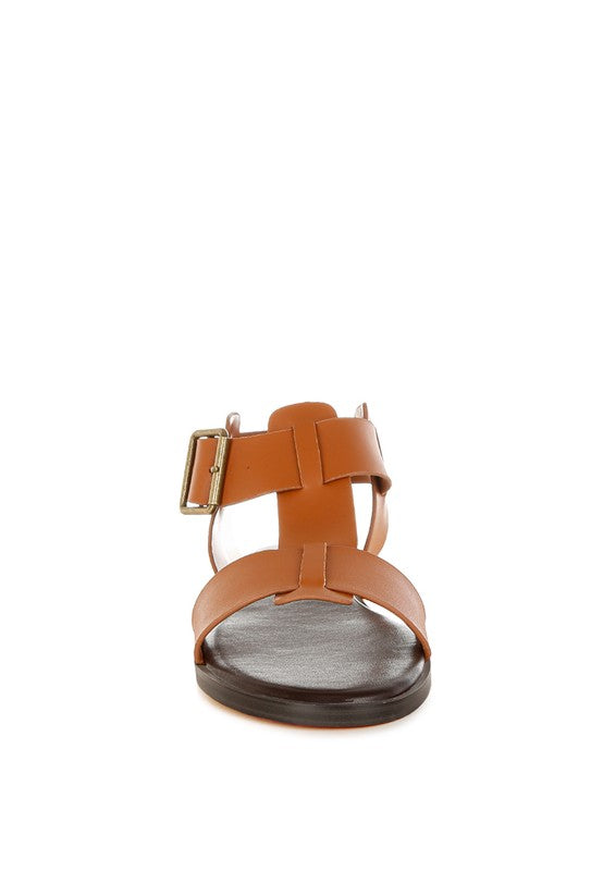 Shayla Gladiator Flat Sandals - Tigbul's Variety Fashion Shop
