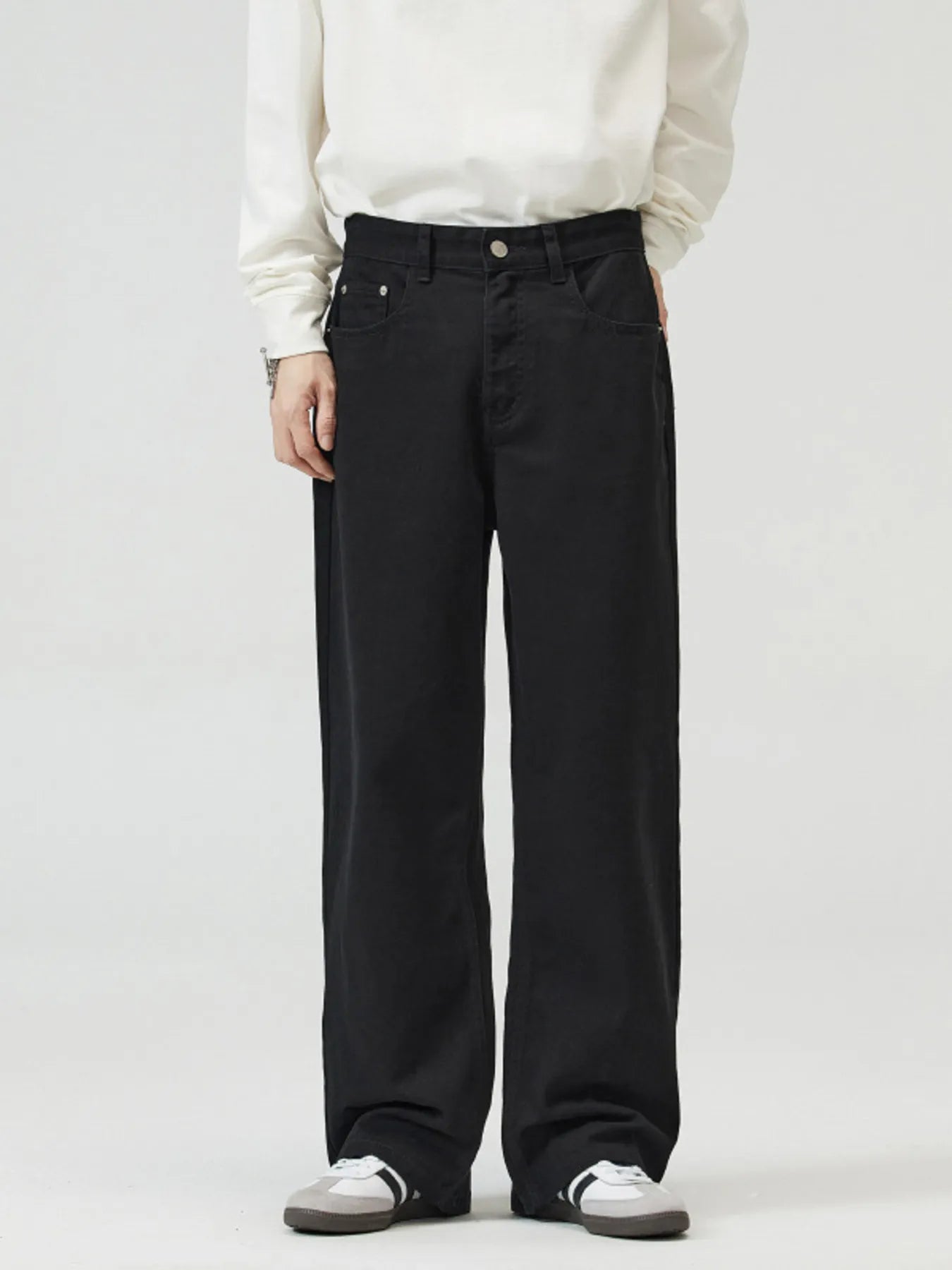Men's Full Size Wide-Leg Pants Plus Size - Tigbul's Variety Fashion Shop