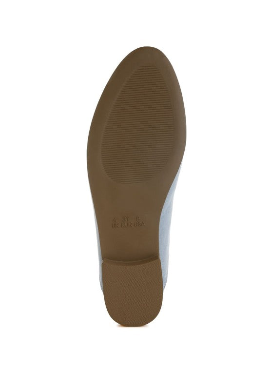 Noltas Horsebit Embellished Flat Loafers - Tigbul's Variety Fashion Shop