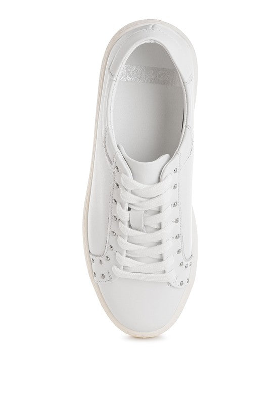 Strider Studs Embellished Chunky Sneakers - Tigbul's Variety Fashion Shop
