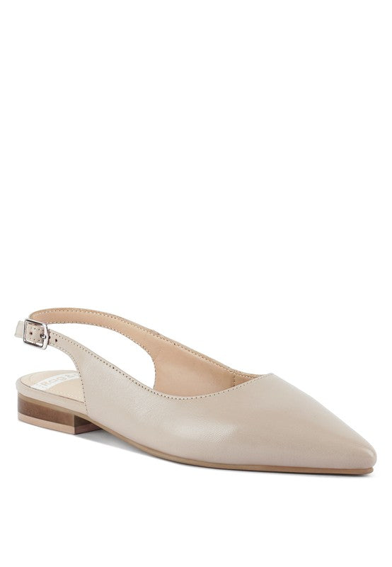 Hocane Real Suede Leather Slingback Sandals - Tigbul's Variety Fashion Shop